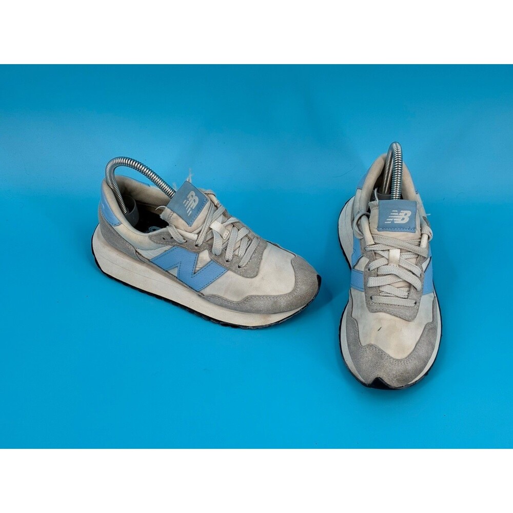 New Balance 237 Women’s 6 Grey Matter Blue Haze Suede Sneakers WS237YC